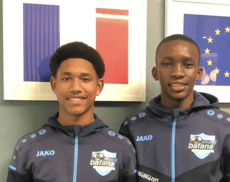 2 Young Bafana Players on their way to France to represent YB at Clermont.